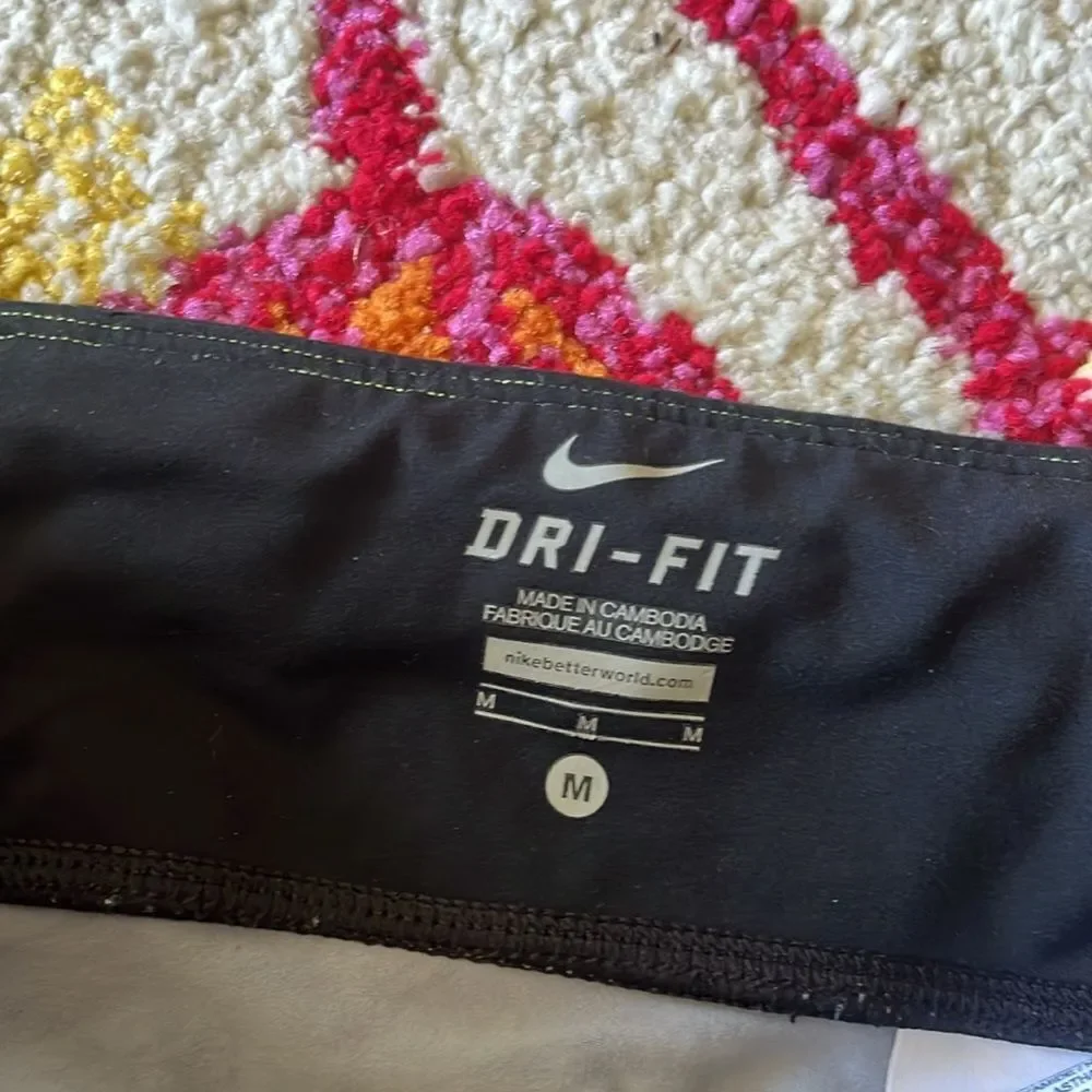NIKE DRIFIT ATHLETIC RUNNING LEGGINGS SIZE MEDIUM